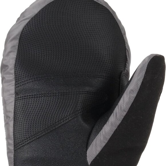 Womens Quilted Insulated Mitten Charcoal Medium Waterproof Wicking - Picture 5 of 6